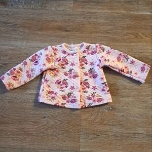 Baby Gear Floral Quilted Baby Shirt Jacket Size 3-6 Months